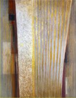 voile de lumière,technique mixte sur toile,92x73cm